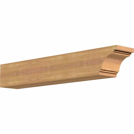 Ekena Millwork Pescadero Smooth Rafter Tail, Western Red Cedar, 5 1/2"W x 6"H x 36"L RFT06X06X36PEC00SWR